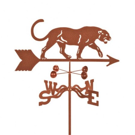 Ez Vane EZ Vane EZ1314-PT Panther Weathervane with Post Mount EZ1314-PT